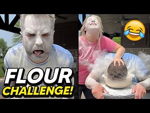 Couples Flour Smash Challenge!
