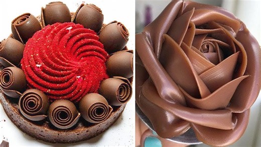 What technique shapes this chocolate swirl cake?