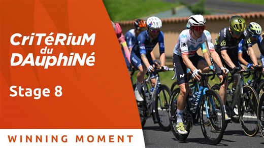 Stage 8 - Winning Moment - Criterium du Dauphine 2025