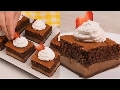 Chocolate magic cake: sweet and good, ready without yeast!