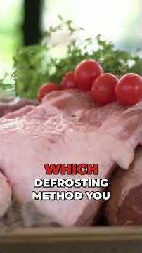 This Is The Most Dangerous Way To Defrost A Steak #steak #gordonramsay #foodsafety