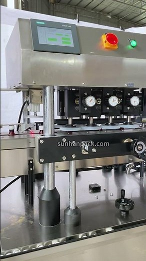 High Speed Bottle Linear Capping Machine #cappingmachine