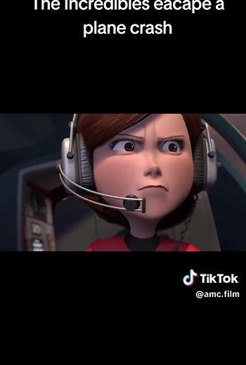 The Incredibles eacape a plane crash #fyp | the incredibles