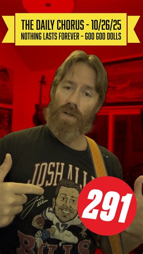 Nothing Lasts Forever – Goo Goo Dolls (Part 291) Tonight I did “Nothing Lasts Forever,” the killer new song by the Goo Goo Dolls — on the same day as a great Bills win! 💙❤️ It actually reminds me a bit of Cage the Elephant. Go Bills! 🦬 #TheDailyChorus #GooGooDolls #NothingLastsForever #SingerSongwriter #PatrickBarry #AcousticCover #BuffaloMusic #GoBills | Patrick Barry
