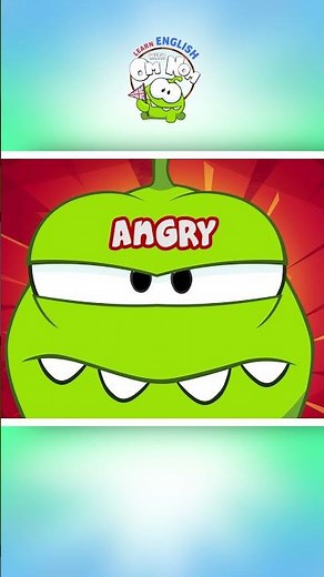 Aprende expresiones con Om Nom #shorts #shortsfeed #cartoonforkids