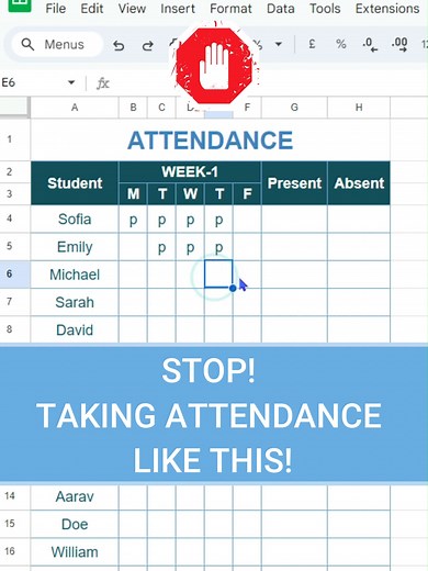Excel Attendance Tracker: Learn How to Create a Register in Excel