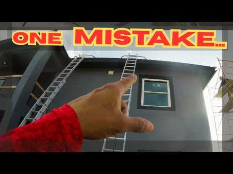 Working 20 Feet Up on a Ladder (One Mistake Can End It)