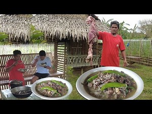 Cooking Pork Innards with misua ,Batchoy Tagalog recipe, Lutong Pinoy