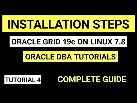 Oracle 19c grid installation on Linux || Oracle 19c tutorial