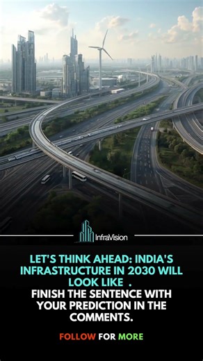 Let’s think ahead…India’s infrastructure in 2030 will look like __ 🔮