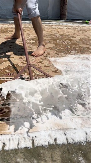 #rugcleaning #satisfying #woolrugcleaning #asmr #asmrcleaning #carpet #carpetcleaning #kashmirrug