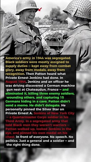 Patton Stopped His Convoy, Got Out, and Pinned His Own Silver Star on a Black Soldier