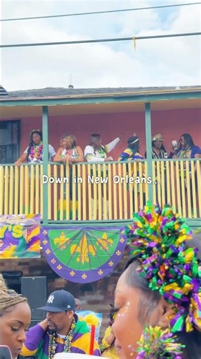 Mardi Gras Done RIGHT in New Orleans! #mardigras Check the caption 👇🏽