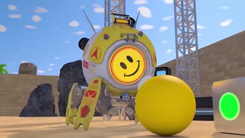 Pacman universe: Live stylized mechanical 3D animation showcase (retro-futurism sci-fi)