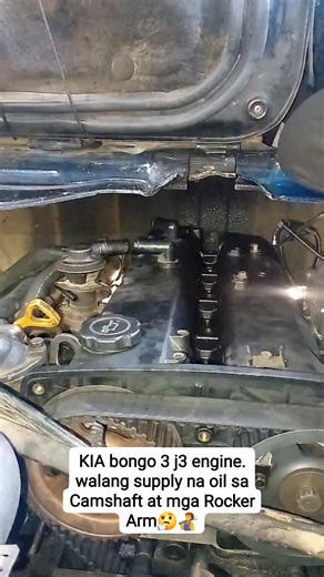 KIA bongo 3 j3 engine. walang supply na oil sa Camshaft at mga Rocker arm kaya pala maingay ang andar🤔🧑‍🔧 #viralreels #viralreelsfacebook #followersreels #everyone #otomotiv #highlights #reelsvideo #calebration | Keysen Sabarle