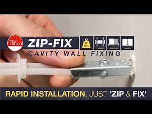 ZIP-FIX - How To Tuesday - Quick & Easy Plasterboard Fixing.