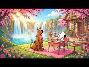 Snoopy’s Quiet Morning Classroom 🌼 Smooth Jazz for Study During Focus Struggles ☕