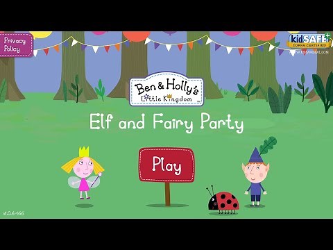 Ben & Holly: ELF AND FAIRY PARTY Free Kids Game
