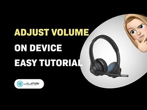 How to Adjust Volume on JLab Go Work Headset - Easy Tutorial