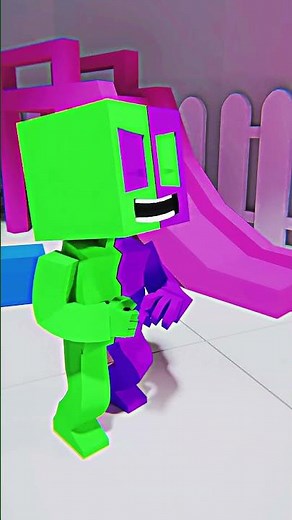 Blocky Banban's Epic Doorframe Fall! #GartenOfBanban #Banban #Bittergiggle