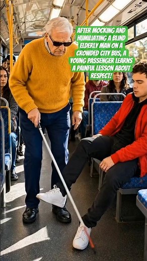 After humiliating a blind man on crowded city bus, young guy learns a painful lesson about respect.