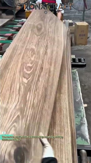 Insane Log Peeling Machine! Fast Wood Processing You’ve Never Seen