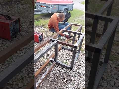 How to make a podium for awarding ceremony (metal, welding, wood).