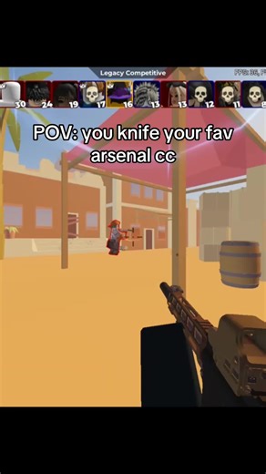 Knife Your Favorite Character in Arsenal - POV