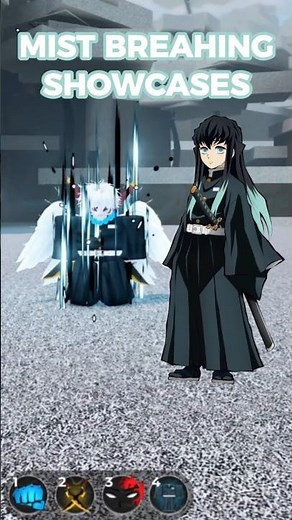 MIST BREATHING REWORK SHOWCASES (Weak Legacy 2) #roblox #demonslayer #mistbreathing #showcase #short