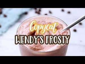 How to make: Copycat Wendy's Frosty