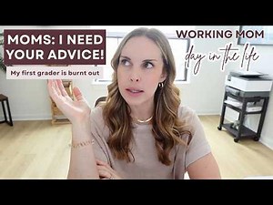 MOMS: I NEED YOUR ADVICE ON SCHOOL... | Day in the Life of a Full-time Working Mom | Amanda Fadul