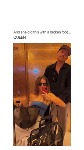 couples! 💫 on Instagram: "She owned the runway this night 🪽 Barbara Palvin proved what true dedication looks like at the 2025 Victoria’s Secret Fashion Show walking the runway with a broken foot. Despite injuring herself just weeks before the event, the model stunned in two unforgettable looks: a flowing bronze gown and a dazzling silver mini dress adorned with sculpted wings. Her husband, Dylan Sprouse, later revealed she had been recovering in a wheelchair leading up to the show, making her