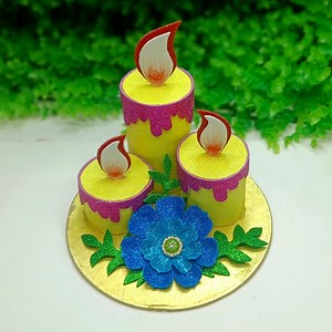 25K views · 341 reactions | Candle DIY Crafts ideas How to make candles with glitter foam pepar Happy day How to making candle tutorial idea How to make paper candle for beginner How to making candle tutorial idea step by step Paper Crafts ideas Paper candle tutorial Candle video Glitter foam pepar candle tutorial Glitter foam pepar Crafts Easy to make paper candle Birth day Crafts ideas Beautiful candle tutorial #diy #howto #crafts #handmade #candles | SmirchS | Facebook