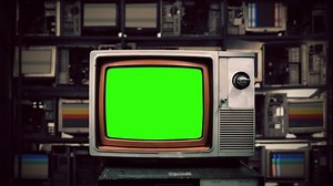 Green Screen Television Retro Revival Technology Stock Footage Video (100% Royalty-free) 1075543649 | Shutterstock