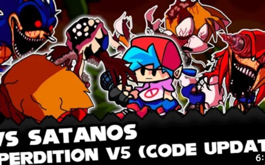 FNF | Perdition V5 (Or V3) Charted (Code Update) Vs Satanos | Mods/Hard/Gameplay
