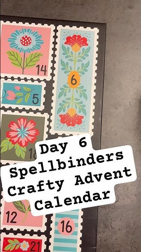 Day 6 Spellbinders Crafty Advent Calendar #cardmaking