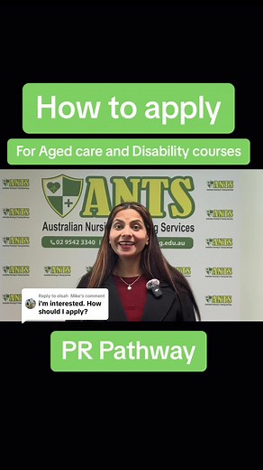 Replying to @elsah Mike Study Aged care and Disability courses CHC33021 Certificate III in Individual Support (Ageing) CHC43121 Certificate IV in Disability Support Australian Nursing and Training Services RTO No. 41231 CRICOS 04223H Link in bio or contact us on 0436024496 . #agedcare #certificateiii #certificateiiiinindividualsupport #agedcaretraining #supportcareworker #sydney #ranididi #nursing #students #assistantinnursing #nursesoftiktok #disabilitytraining #caregiversoftiktok #fyp #sydney 