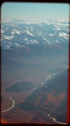 Glacial River – Snow-Capped Mountain Escape