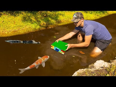 LEGO Fish Trap Catches COLORFUL Fish For My Mini Pond