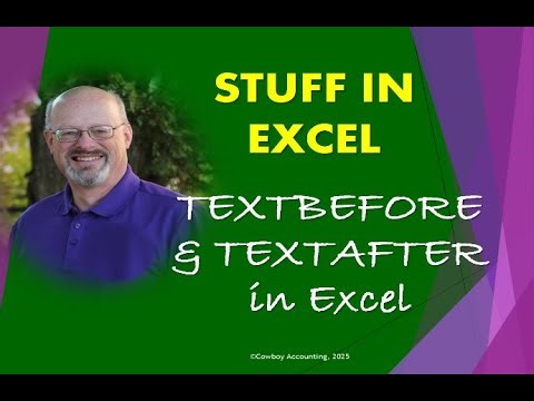 How to Split Text in Excel Using TEXTBEFORE and TEXTAFTER