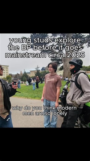 This was recorded in fall of 2025 at a San Francisco performative male contest but I would find it has become even more relevant now. Male loneliness has continued to evolve and define the culture of youth, with looksmaxxing taking the frontline as a means to the end of finding purpose. lots of interesting opinions here, please be respectful to the lovely guests I was so lucky to interview on this day. #sociology #funny #interviews