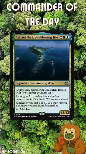 Arixmethes, Slumbering isle | Gibbon's Commander of the Day | #MTG #Commander #EDH #MTGCommander