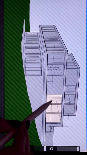 Architectural sketching🤩 Art By @lilmalvi.design #architecture #sketching #procreate #digitalart #illustration