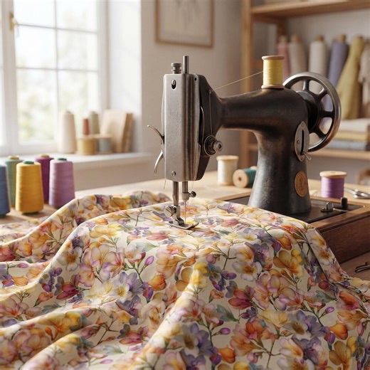 Yellow Freesia Floral Pattern Fabric Spun Polyester, Vintage Flowers Yardage, Vintage DIY Supply - Etsy