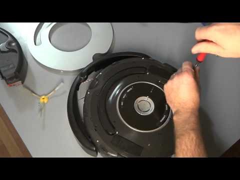 1 iRobot Roomba 500 and 600 Series Circle Dance 9 Beep Bumper Error Full Disassembling Part 1