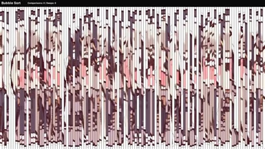 Akbar Panai on Instagram: "Shorting algorithm visualization, but its Cuayo Source: IMPHNEN"