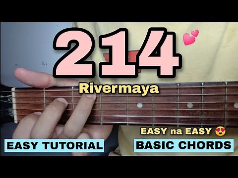 214 Guitar Tutorial - Rivermaya (EASY CHORDS)