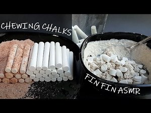 ASMR : Chewing Chalk For The First Time! #206