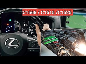 What is Lexus code C1568 | Lexus Ls460 C1568 / C1515 / C1525 / Toyota Lexus Steering Not Work