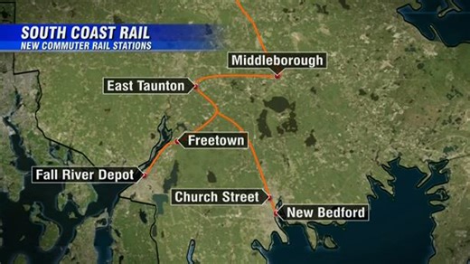 Service begins on new Fall River/New Bedford Commuter Rail line